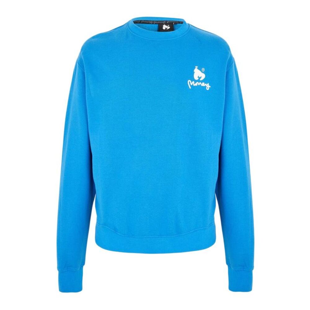 Money Unisex Adult Combo Ape Cotton Crew Neck Regular Sweatshirt / Blue
